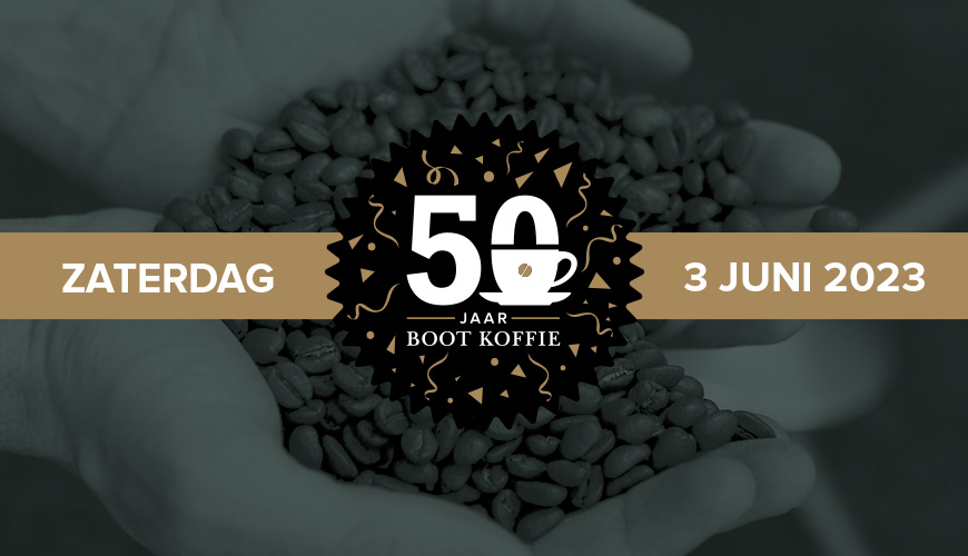 Uitnodiging Boot Koffie Jubileumdag